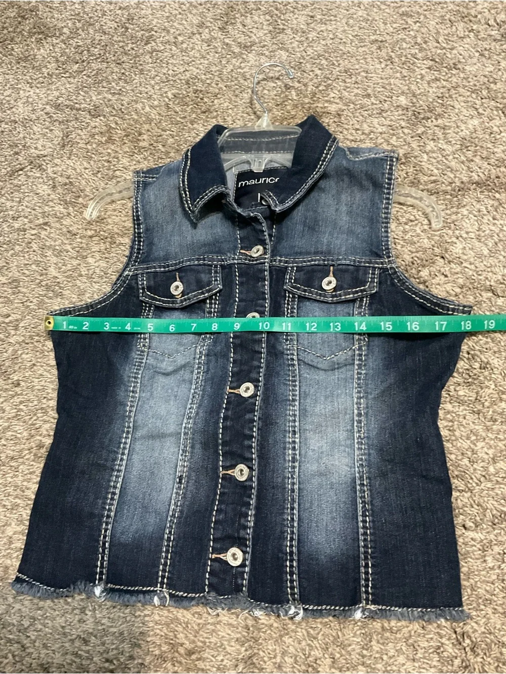 Maurices sleeveless button